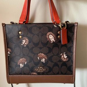 Authentic leather Coach bag